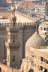 Image showing The Aqsunqur mosque in Cairo Egypt