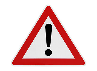 Image showing Attention Road Sign
