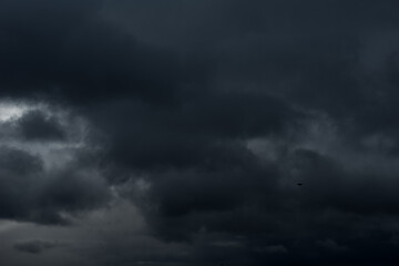 Image showing Grey storm clouds