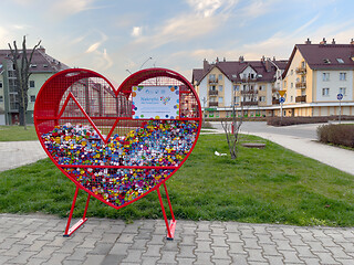 Image showing Bottle caps for recycling