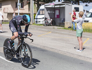 Image showing The Cyclist Christopher Froome - Criterium du Dauphine 2017