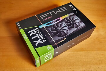 Image showing EVGA Geforce RTX 3090 Nvidia GPU box