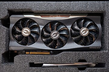 Image showing EVGA Geforce RTX 3090 Nvidia GPU display