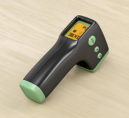 Image showing Black infrared thermometer