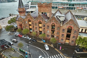 Image showing Sydney street view in rainy weather