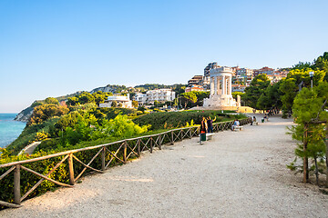 Image showing view from the monument to the fallen of Ancona, Italy