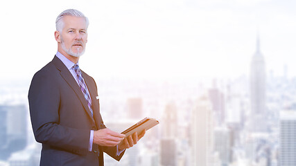 Image showing Portrait of senior businessman