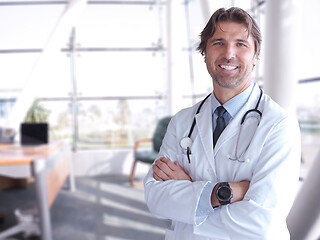 Image showing Portrait of senior doctor