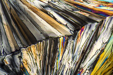 Image showing colorful Sucrose micro crystals