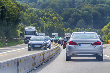 Image showing highway scenery in Southern Germany