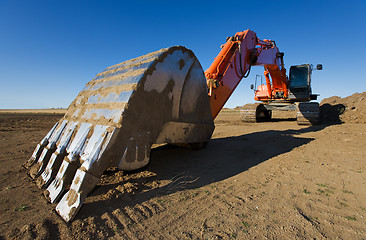 Image showing Backhoe