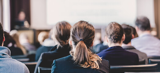 Image showing Audience in the lecture hall.