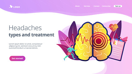 Image showing Stroke concept landing page.