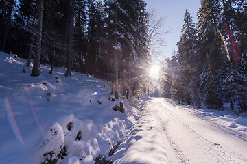 Image showing winter road