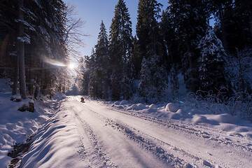 Image showing winter road