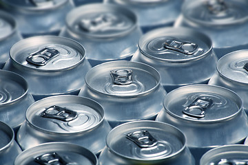 Image showing Soda cans