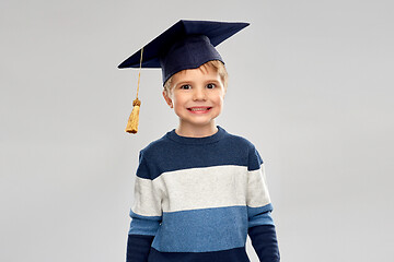 Image showing little boy in bachelor hat or mortarboard