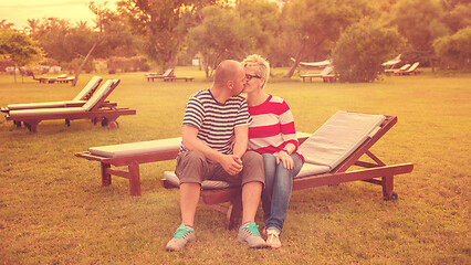 Image showing young couple enjoying vacation