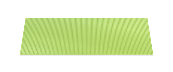 Image showing Green fitness mat