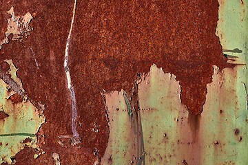 Image showing Rusty scratchy texture