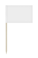 Image showing Blank toothpick flag