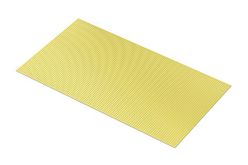 Image showing Yellow exercise mat