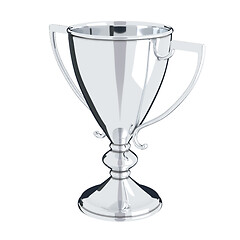 Image showing Silver trophy