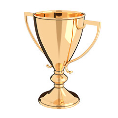 Image showing Golden trophy