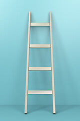 Image showing Wooden ladder