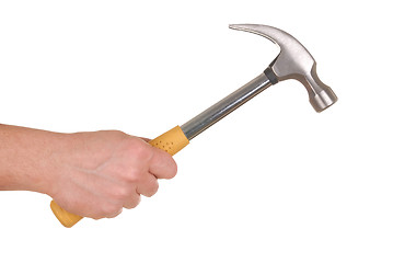 Image showing Hand with Hammer