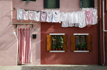 Image showing Red house Burano