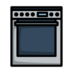 Image showing Kitchen Main Stove Unit Icon