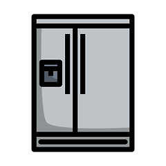 Image showing Wide Refrigerator Icon