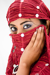 Image showing Woman with scarf