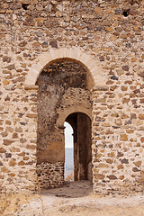 Image showing ruins of Guzara royal palace, Ethiopia Africa