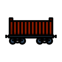 Image showing Railway Cargo Container Icon