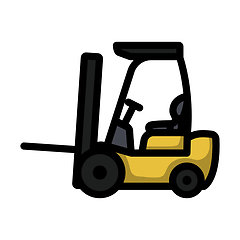 Image showing Warehouse Forklift Icon