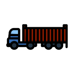 Image showing Container Truck Icon