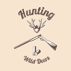 Image showing Hunting Emblem