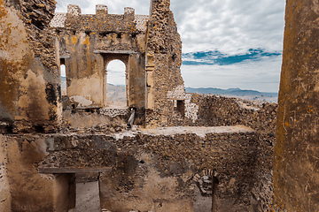 Image showing ruins of Guzara royal palace, Ethiopia Africa