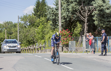 Image showing The Cyclist Jens Keukeleire - Criterium du Dauphine 2017