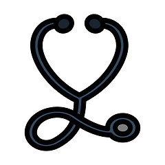 Image showing Stethoscope Icon