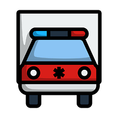 Image showing Ambulance Car Icon