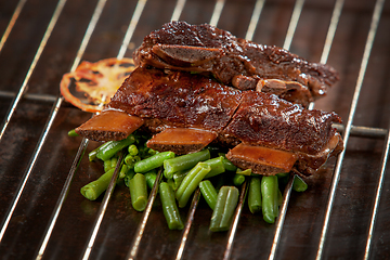 Image showing freshly grilled ribs