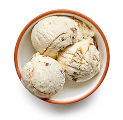 Image showing bowl of ice cream