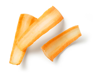 Image showing fresh raw carrot slices