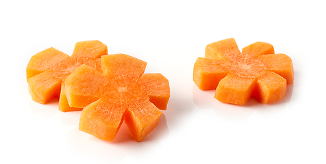 Image showing fresh raw carrot flowers