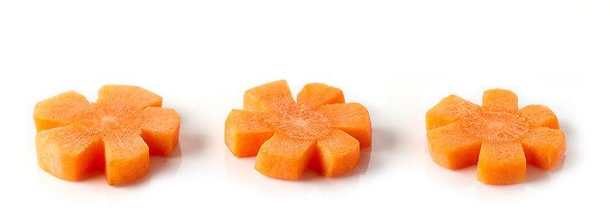 Image showing fresh raw carrot flowers