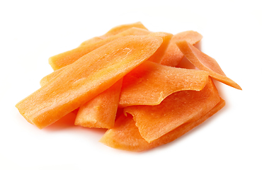 Image showing fresh raw carrot slices