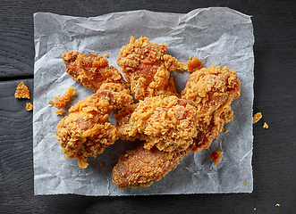 Image showing fried chicken wings